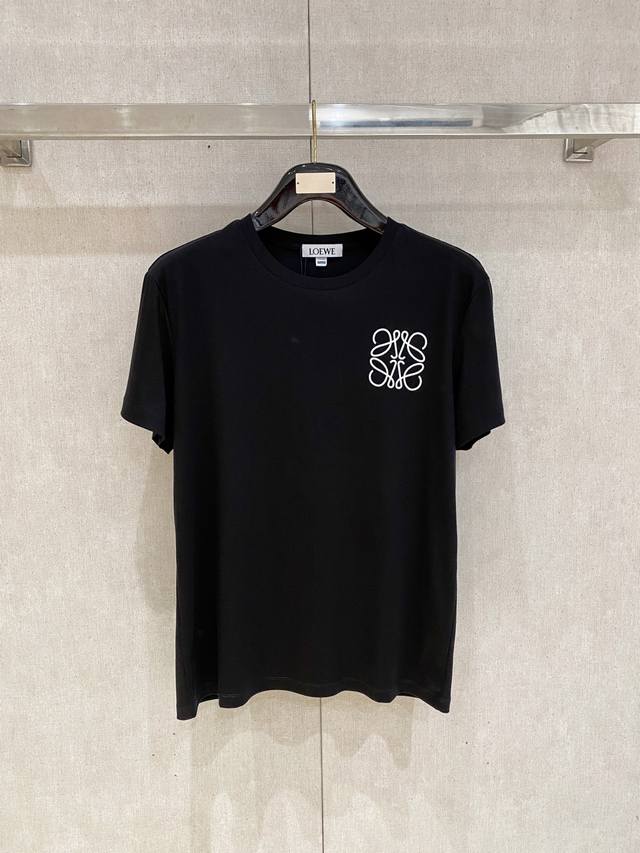 p160 Loewe 26Ss New Cotton Short-Sleeve T-Shirt. A new spring/summer design, mad