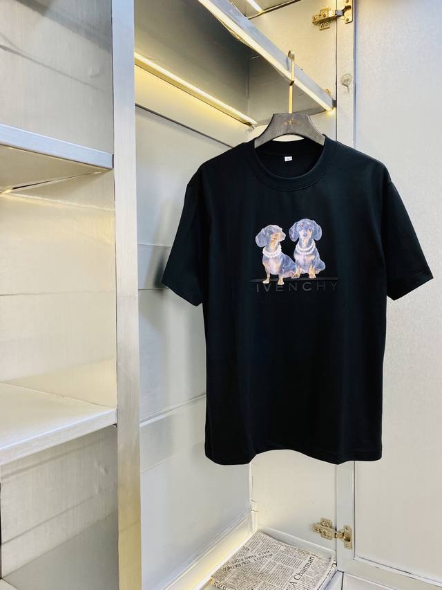 p220 穿210斤 胖子福音 情侣装原单品质 纪梵希Givenchy 2026最新款短袖T恤 精选专柜订制顶级纯棉进口面料 所有细节做工完美1比1复刻 还原正