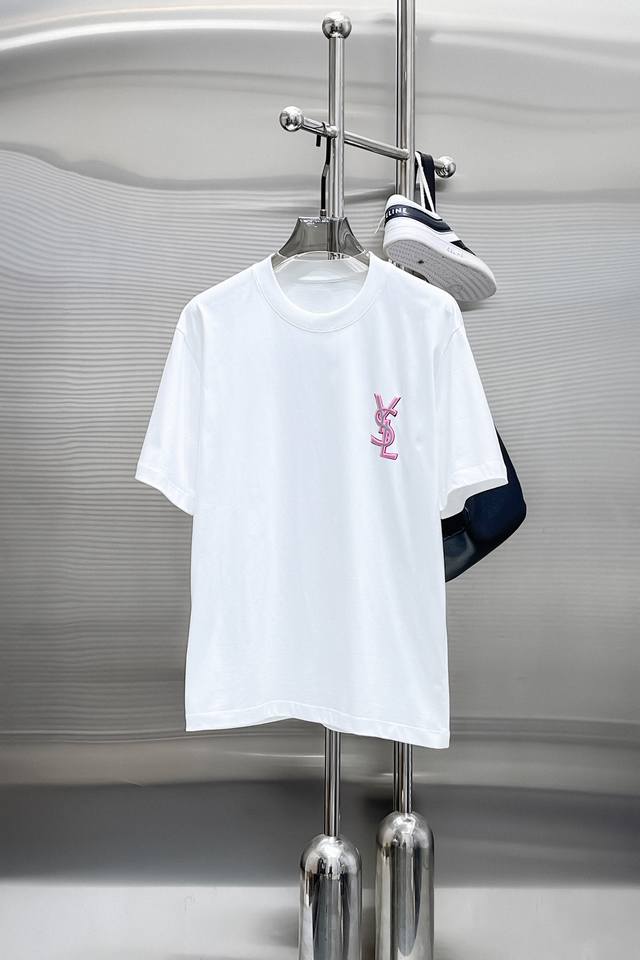 p190 YSL Top-Quality High-Weight 2026 Summer New Arrival - Latest Short-Sleeve C