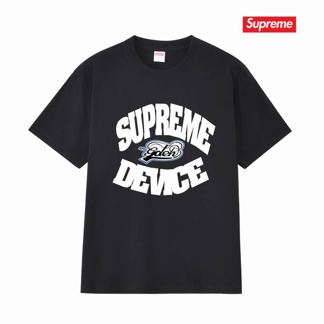 S404 p100 Supreme Goodenough Collaboration Logo Print Comfortable Short-Sleeve T