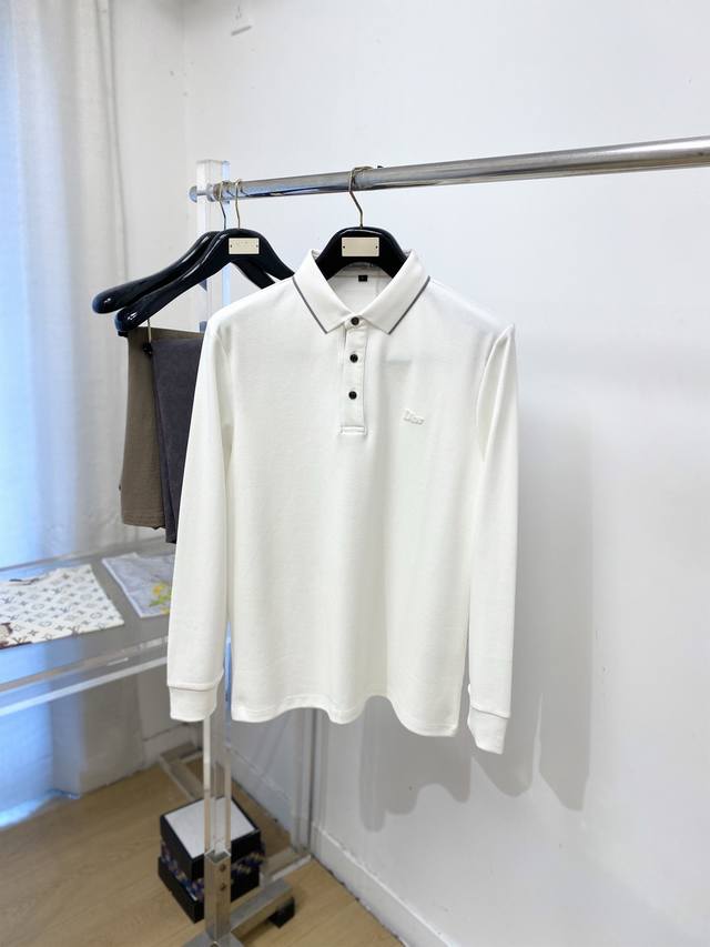 Dior 2026 New Arrival Long-Sleeve Shirt, stylish and chic, featuring an embossed