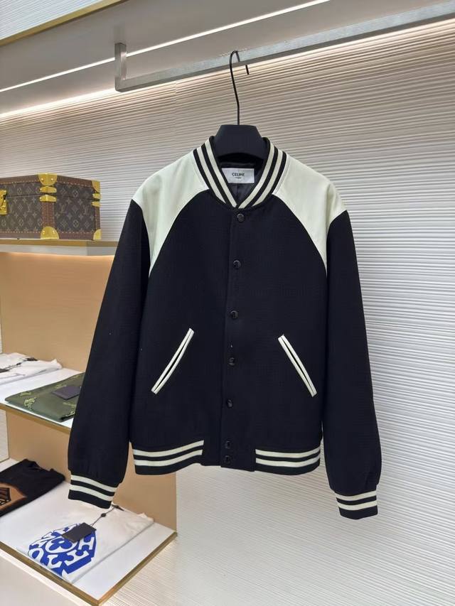 620 Celine Lambskin Patchwork Baseball Jacket (Authentic): Purchased in 2013306.