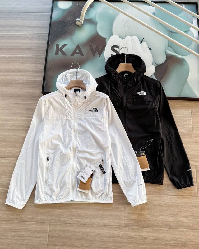 退换20天 290 The North Face 北面情侣款Windwall夏季溯水系列透气皮肤衣男女同款防风防泼溅水防晒服户外运动轻薄外套防风 Upf160+