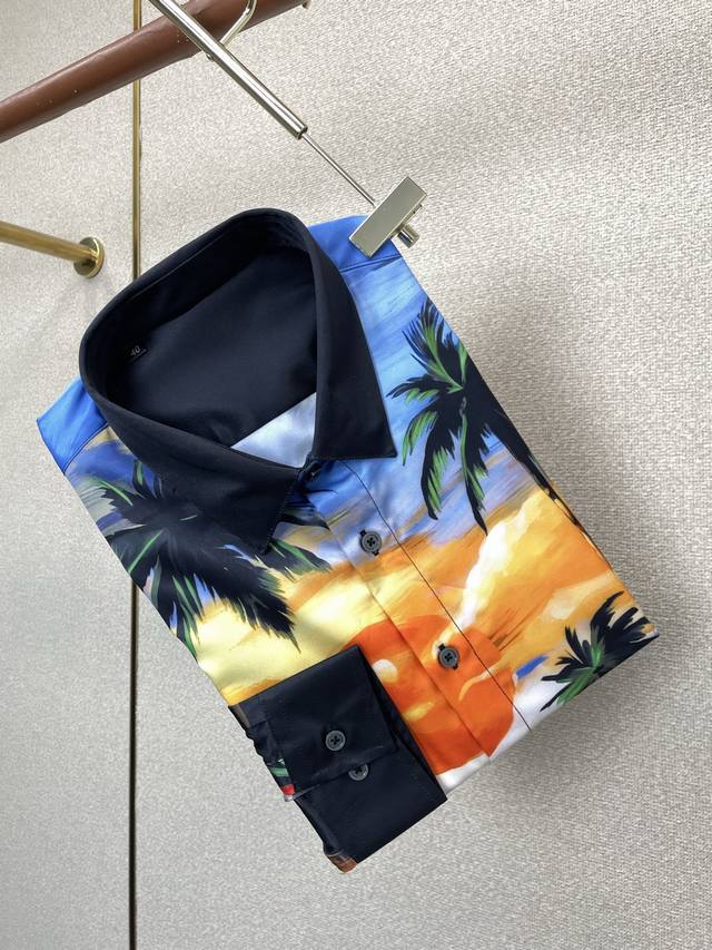p250. Saint Laurent's latest men's casual shirt, a high-end custom-made, fashion