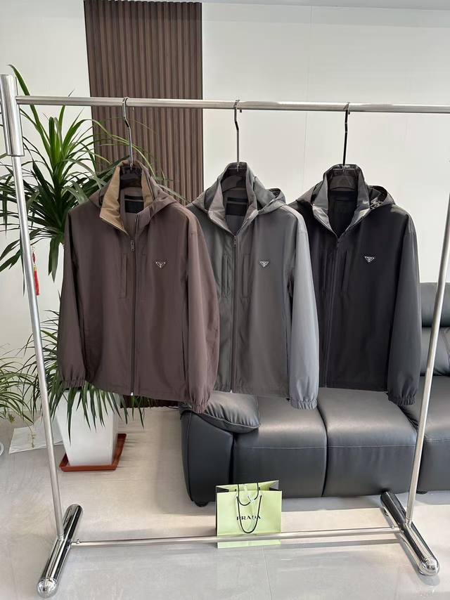 420 26Ss Top quality Prada casual jacket! Original hardware and workmanship, eas 420 26Ss Top quality Prada casual jacket! Original hardware and workmanship, eas