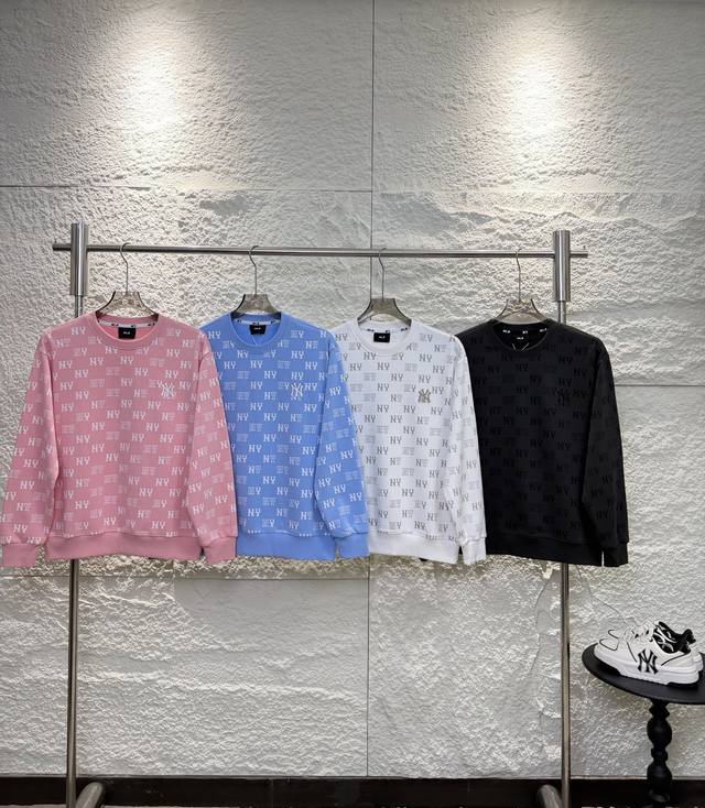 p170 . 2026 Autumn/Winter Mlb New Couple Sweatshirt. Fabric: 360g 100% Cotton Te