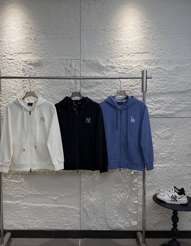 p200. 2026 Autumn/Winter Mlb Zip-Up Hoodie. Fabric: 360g 100% Cotton. Craftsmans