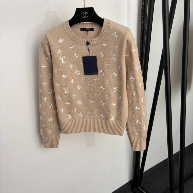 p170 Style No. 20265362 Lv* New Monogram Logo Embroidered Pullover Long-Sleeve K
