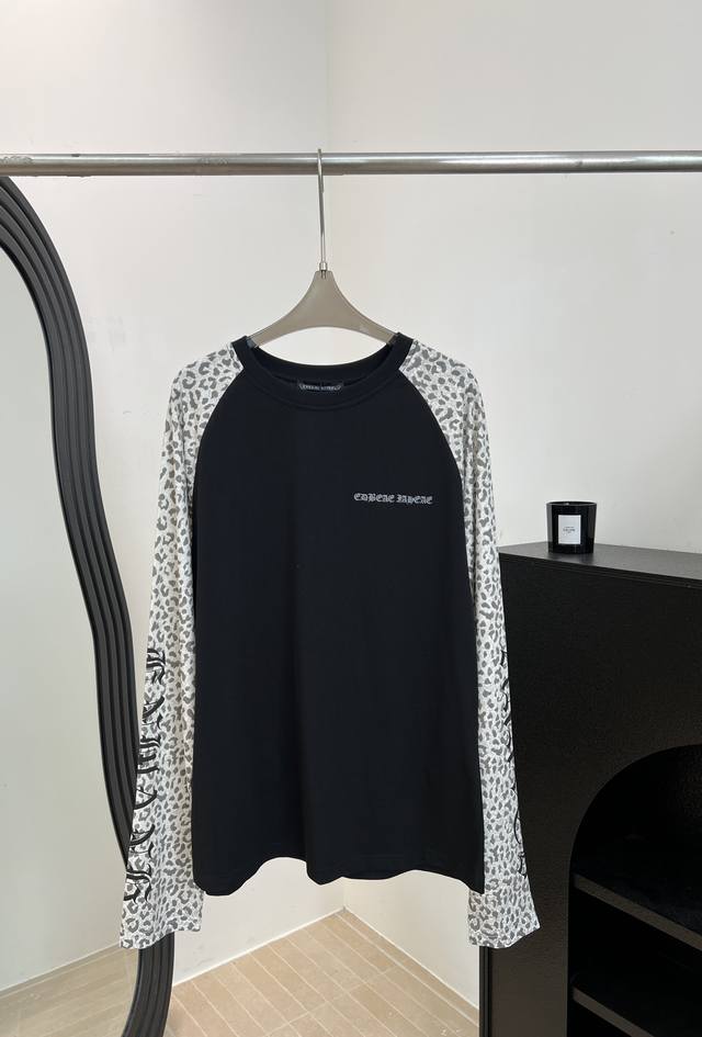 p240Chrome Heart* Chrome Hearts Early Autumn New Arrival Cross and Sanskrit Prin