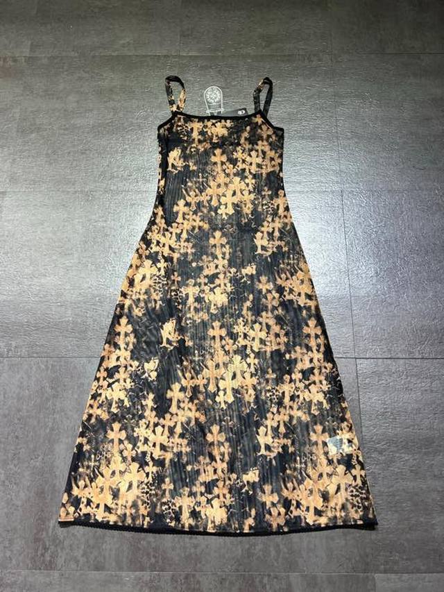 270 Chrome Hear** New Chrome Hearts 4D printed mesh cotton long dress is now ava