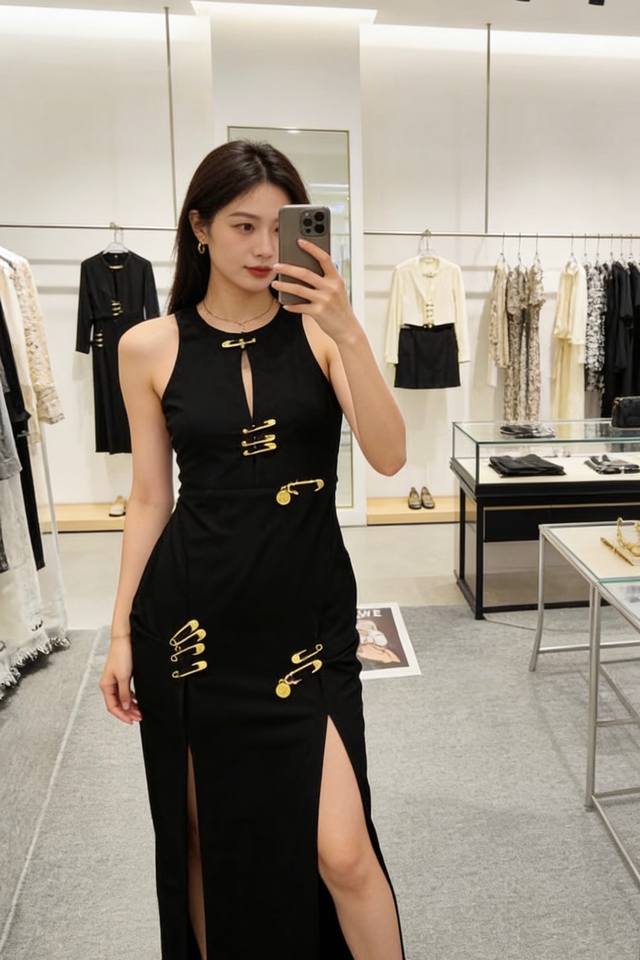 Style No. G26030185 Versac* New Custom Hot Girl Style Fashionable Sexy Double Sl