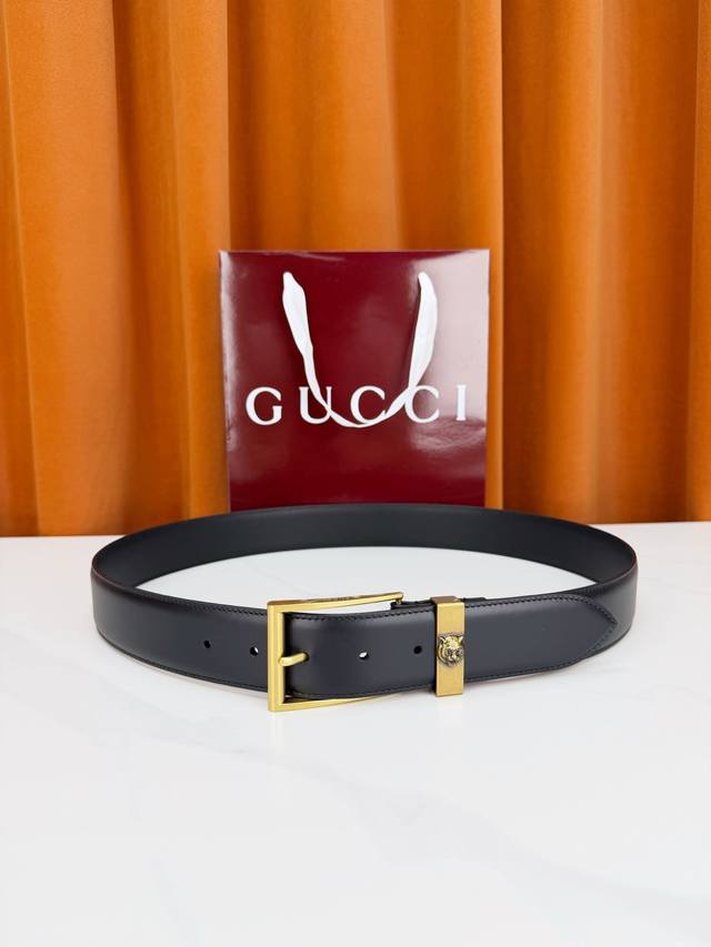 220 Gucci 4.0 Wide Leather Belt - A heavyweight arrival! The standard 4cm wide m
