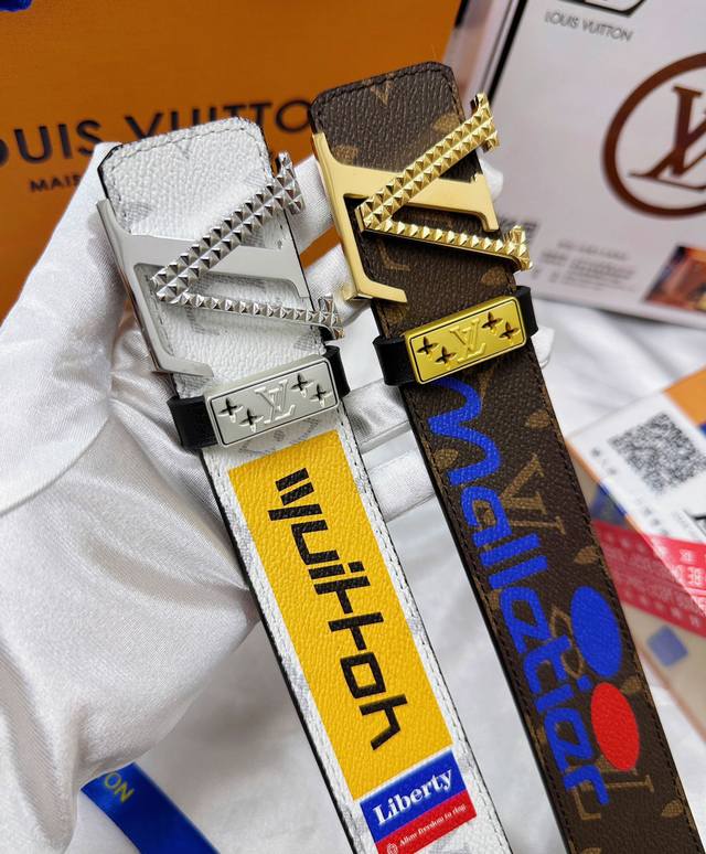 Belt: Louis Vuitton top-grade original replica. p210 Belt: 100% top-grain cowhid