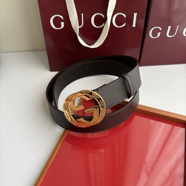 190 Gucci classic pigskin leather strap with original flat sole and premium stee