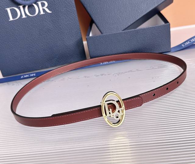 1801.5Cm Dior belt, double-sided top-grain cowhide, length: 75.80.85.90.95.100.1