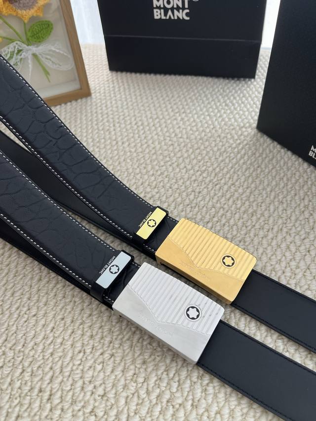Product Name: Montblanc Original Single Belt P210 Material: 100% top-grain cowhi