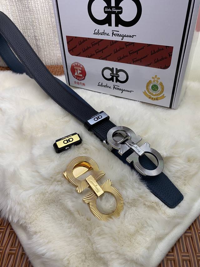 Product Name: Ferragamo Original Leather Belt p180 Material: 100% top-grain cowh