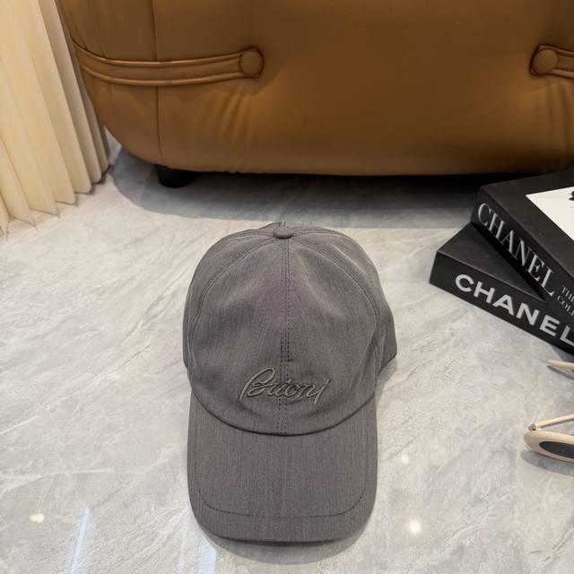 p60 Hong Kong Brioni logo embroidered baseball cap, new style, all-season fabric