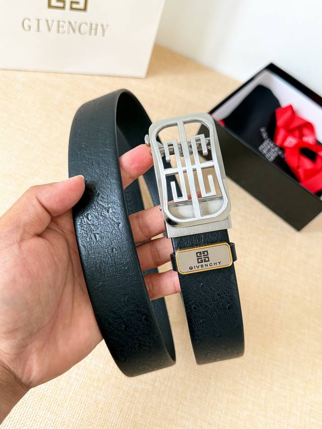 Product Name: Givenchy Automatic Belt P210 Model: Automatic buckle, pure steel a Product Name: Givenchy Automatic Belt P210 Model: Automatic buckle, pure steel a