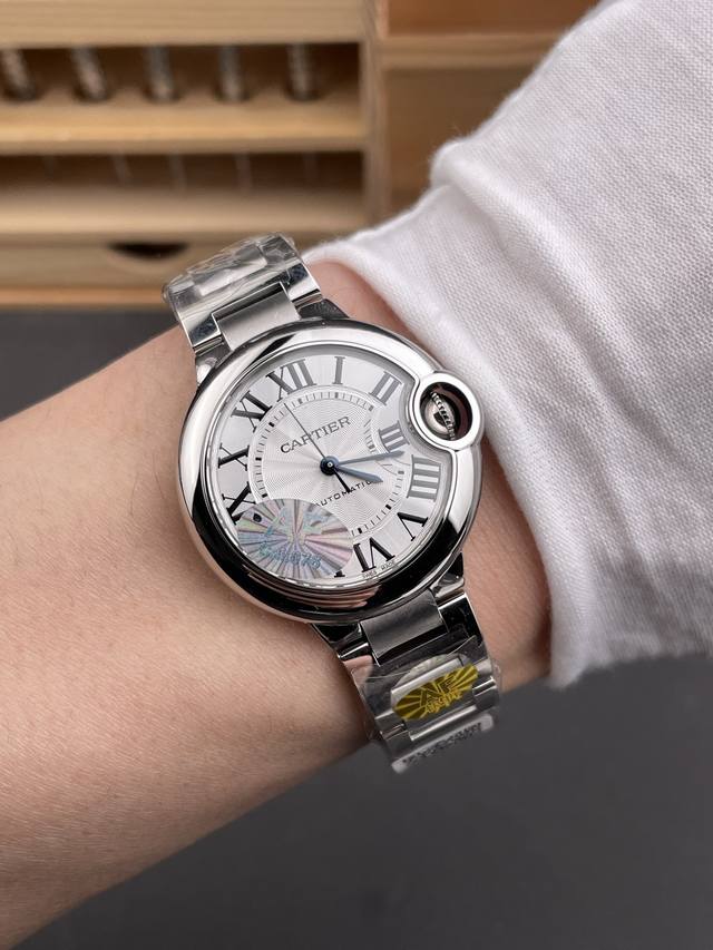 1300Af 卡地亚蓝气球 白盘女款快拆33Mm076机一档机芯