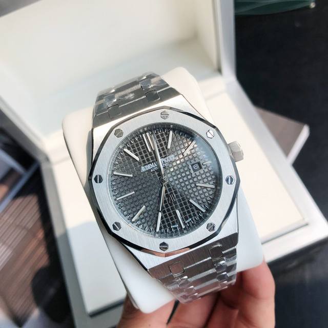 1630Gd出品，年度新款 奢华运动 标杆产物 2021全新爆款爱彼皇家橡树系列15202男士腕表，绿色表盘给你惊艳[机智] 机芯 Gd出品仍然秉承高性，低