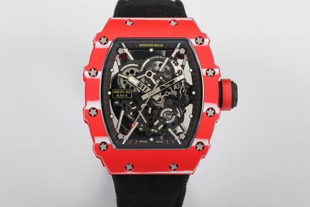 3710 Richard Mille Rm 35-02 Double Mainspring 55-Hour Power Reserve (Integrated