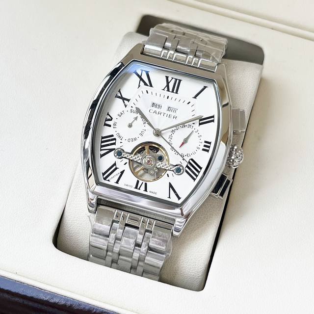 White 610 Gold 820 New Style Classic Hot Selling Cartier Men's Watch Automatic M
