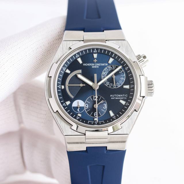 皮1400 钢1950 Kr Factory 新品 江诗丹顿 Vc 纵横四海 47450 多功能男士自动机械腕表！ Miyota机心改一体机28800每小时震