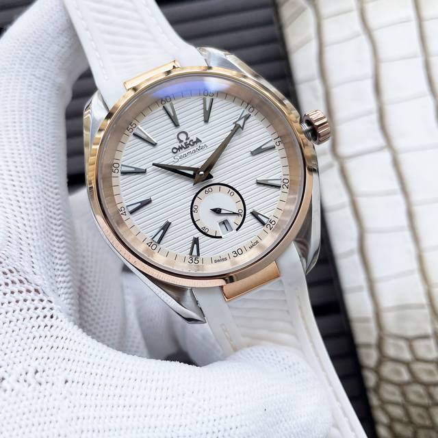 700Omega-欧米茄 Seamaster海马系列 Aqua Teera 150米150M腕表 直径41毫米41Mm 潜水表。 316L精钢 原装壳套 大