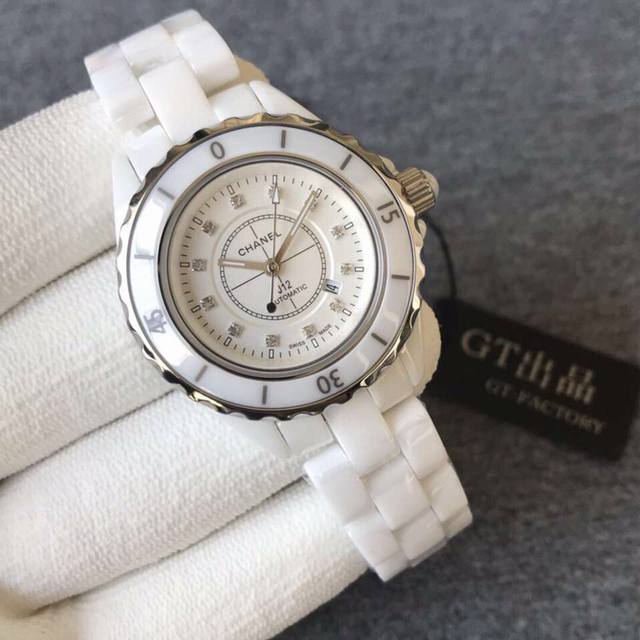 2080Gt: Upgraded V2 version Chanel J12 series, date display synchronized with th