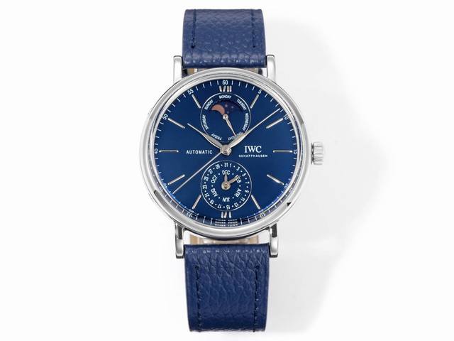 2730Gr新品。匠心打造！ Iwc柏涛菲诺系列Iw359001腕表是品牌推出的第一款配备全新自主研发全历模作品！ 而其他款式不同，此次表盘采用“上下双眼”