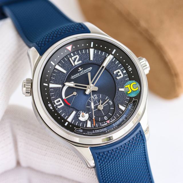 1950Tw出品！男人魅力新款 Jaeger-Lecoultre 积家 北宸系列 Geographic Wt“全球限量版500只”地理学家世界时腕表采用蓝黑渐变