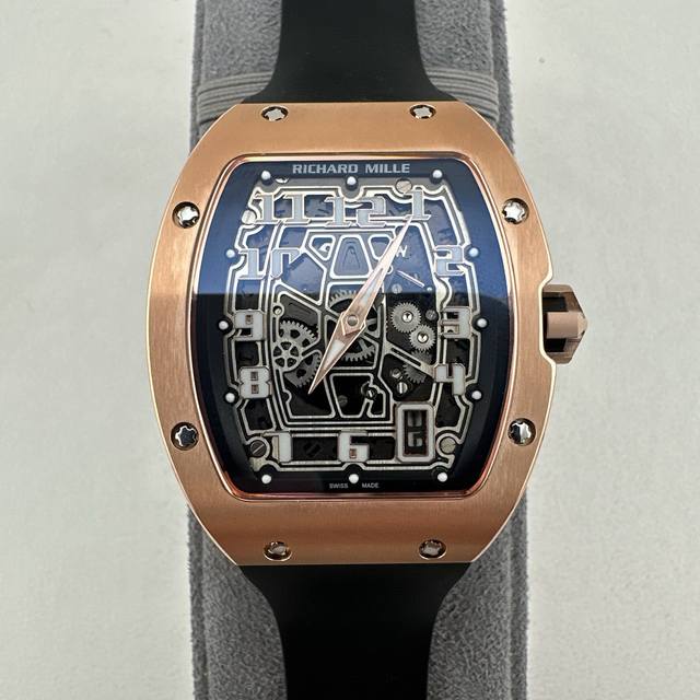 2410 Richard Mille RM67-01 with automatic winding ultra-thin watch. Size: 38-48
