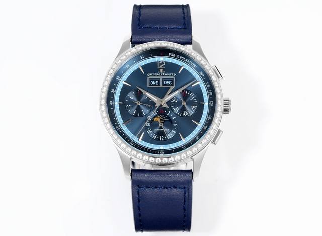 白1450玫1950钻加50钢带加100 V2升级版Jaeger-Lecoultre 重金打造 积家大师系列4138420 腕表。用心之作，细节方面： ：团