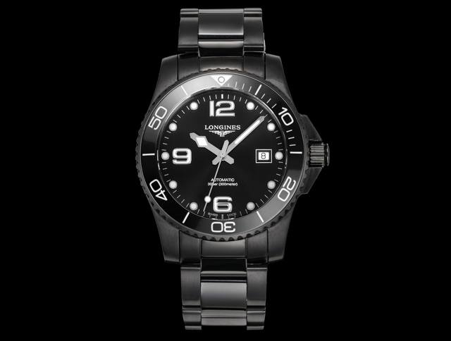 Sj presents the 1630 Tw factory's new Longines Ap10 Conquest Black Knight Diving