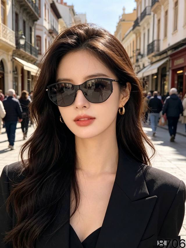p100Ysl26新款韩版潮流网红墨镜女气质高级感时尚显脸小太阳镜男户外遮阳 p100Ysl26新款韩版潮流网红墨镜女气质高级感时尚显脸小太阳镜男户外遮阳