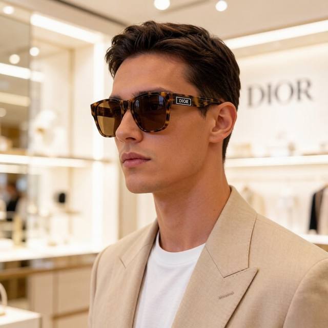 100¥p Dior迪奥 出游季必备单品一向Dior Men系列标志性的同名运动鞋的休闲精神致敬镜腿饰有浮雕 Dior标志、增加了活力感 100¥p Dior迪奥 出游季必备单品一向Dior Men系列标志性的同名运动鞋的休闲精神致敬镜腿饰有浮雕 Dior标志、增加了活力感