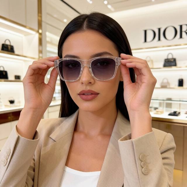 100¥p Dior迪奥 出游季必备单品一向Dior Men系列标志性的同名运动鞋的休闲精神致敬镜腿饰有浮雕 Dior标志、增加了活力感 100¥p Dior迪奥 出游季必备单品一向Dior Men系列标志性的同名运动鞋的休闲精神致敬镜腿饰有浮雕 Dior标志、增加了活力感