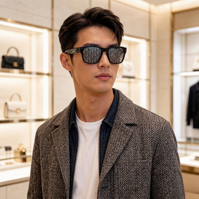 100¥p Dior迪奥 出游季必备单品一向Dior Men系列标志性的同名运动鞋的休闲精神致敬镜腿饰有浮雕 Dior标志、增加了活力感 100¥p Dior迪奥 出游季必备单品一向Dior Men系列标志性的同名运动鞋的休闲精神致敬镜腿饰有浮雕 Dior标志、增加了活力感