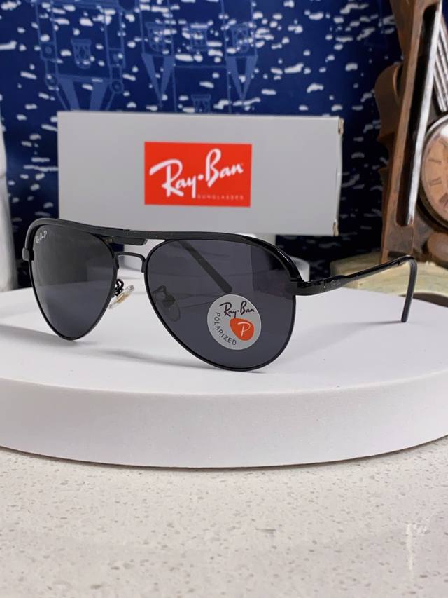 p120 Rayban雷朋 2026新款偏光大框飞行员蛤蟆镜男士太阳镜开车大脸墨镜男高级感痞帅钓鱼 Rb3409