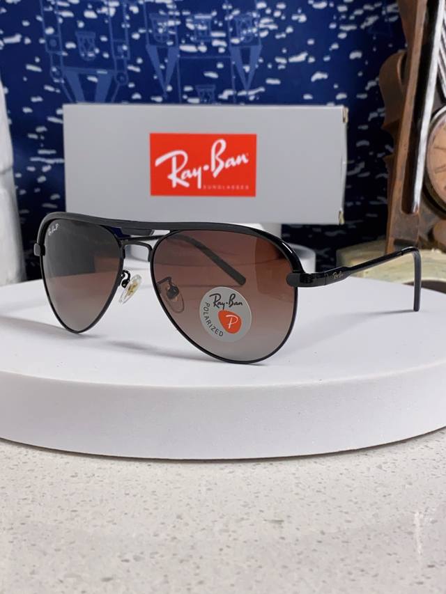 p120 Rayban雷朋 2026新款偏光大框飞行员蛤蟆镜男士太阳镜开车大脸墨镜男高级感痞帅钓鱼 Rb3409