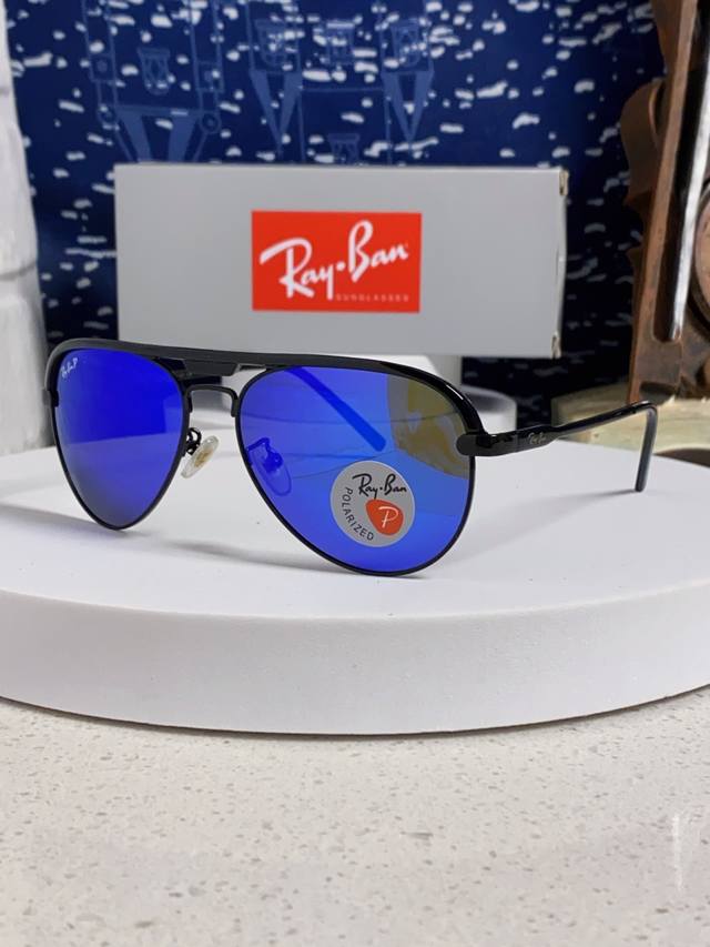 p120 Rayban雷朋 2026新款偏光大框飞行员蛤蟆镜男士太阳镜开车大脸墨镜男高级感痞帅钓鱼 Rb3409