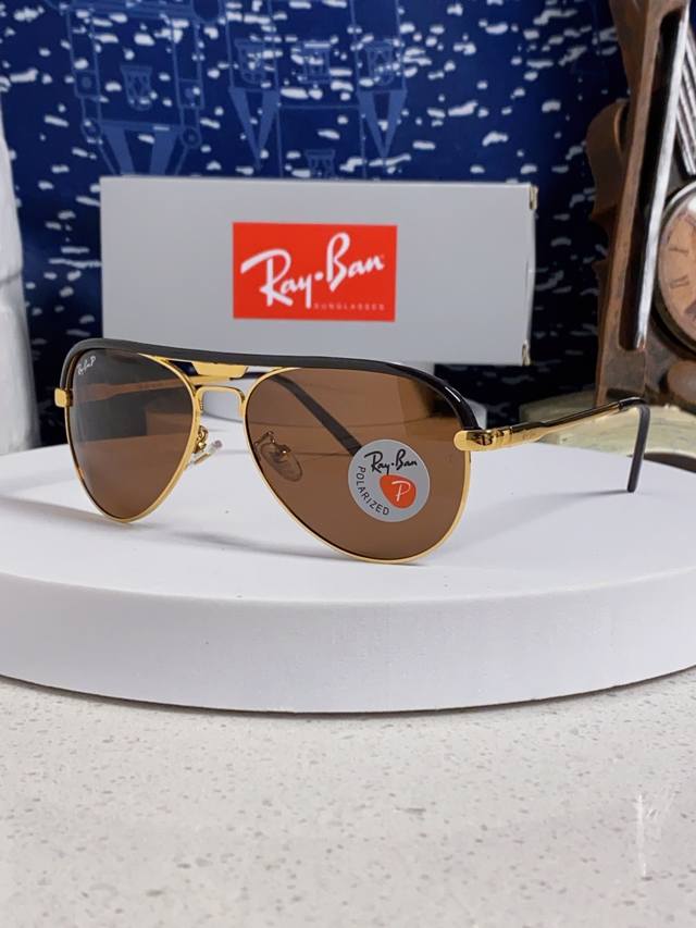 p120 Rayban雷朋 2026新款偏光大框飞行员蛤蟆镜男士太阳镜开车大脸墨镜男高级感痞帅钓鱼 Rb3409