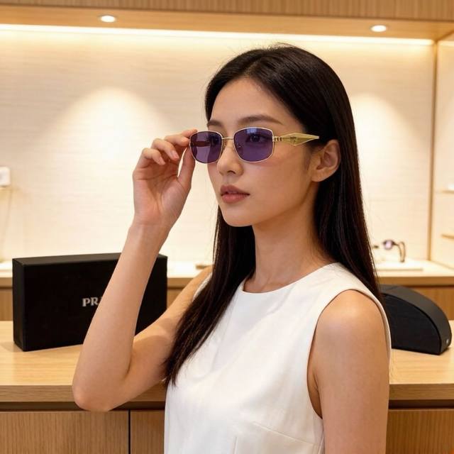 100￥p prada 普拉达 界级大师制造. 男女士墨镜 高档 潮流时尚百搭男士款百搭瘦脸太阳镜 高品质 ！开车太阳镜 ！