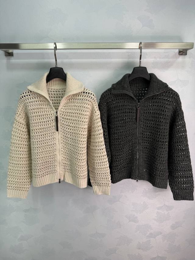 p270Bc*26 Early Autumn New Style Lazy and Relaxed Chunky Knit Cardigan with Holl