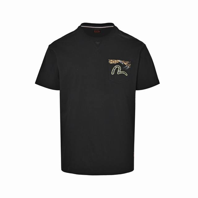 Local pickup: 140 Evisu God of Fortune Multi-Pocket Gold Foil Print Short-Sleeve