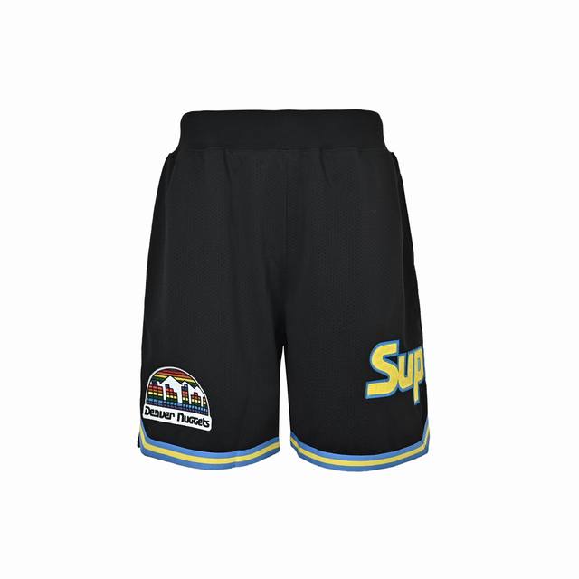 Local Pickup: 290 Supreme Denver Nuggets Side Stripe Embroidered Shorts Made of Local Pickup: 290 Supreme Denver Nuggets Side Stripe Embroidered Shorts Made of