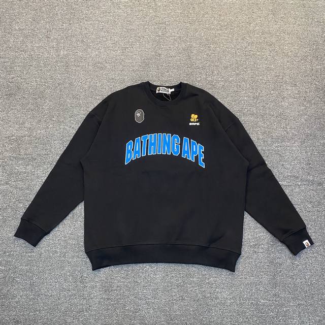 170 Bape Letter Bee Color Block Print Custom Fabric 380g Pure Cotton Crew Neck S 170 Bape Letter Bee Color Block Print Custom Fabric 380g Pure Cotton Crew Neck S