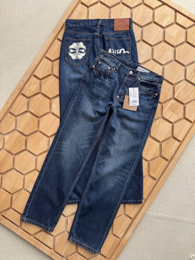 p120 Evisu 2025 Autumn New Men's Seagull Print Jeans! 2Eahtm5Je105638Dn Official