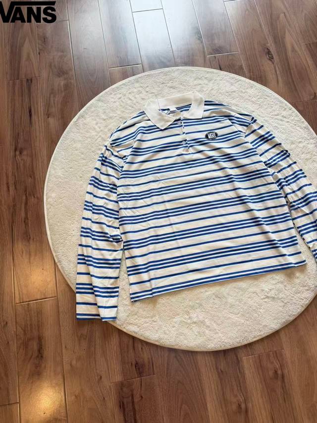1.2 million Vans Autumn New Arrival, Unisex Color-Blocked Striped Polo Shirt, Pr 1.2 million Vans Autumn New Arrival, Unisex Color-Blocked Striped Polo Shirt, Pr